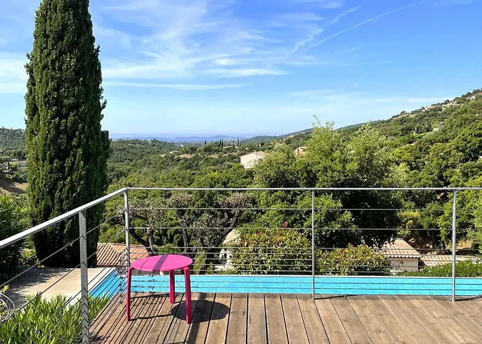 Passereaux Avec Piscine Et Vue Pour 8 Personnes Au Coeur Du Domaine De *